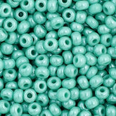 11/0 Preciosa Seed Beads Opaque Turquoise Luster #35042